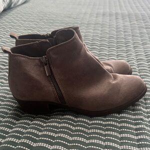Carlos by Carlos Santana Taupe Ankle Booties